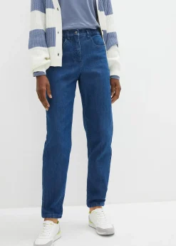 Jean mom taille haute, extensible