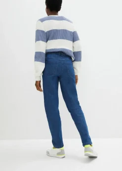 Jean mom taille haute, extensible