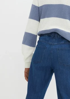 Jean mom taille haute, extensible