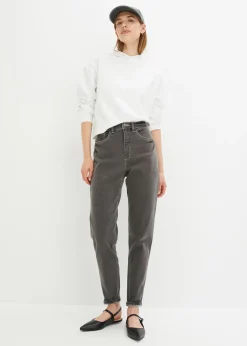 Jean mom taille haute, extensible