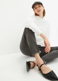 Jean mom taille haute, extensible