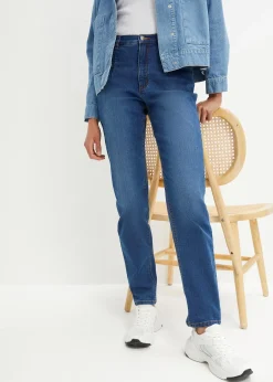 Jean mom taille haute, extensible