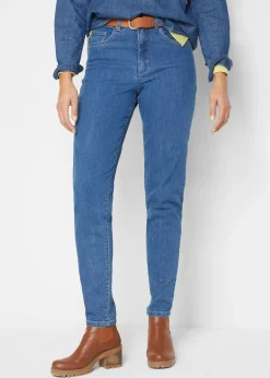 Jean mom taille haute, extensible