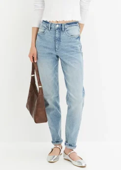 Jean mom taille haute, extensible