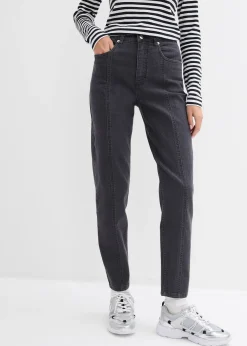 Jean mom taille haute, extensible