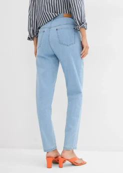 Jean mom taille haute, extensible