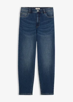 Jean mom taille haute, raccourci