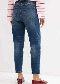 Jean mom taille haute, raccourci