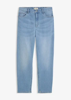 Jean mom taille haute, raccourci