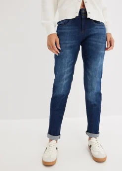 Jean mom taille mi-haute