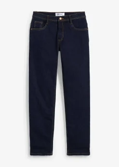 Jean regular à doublure jersey thermique, droit