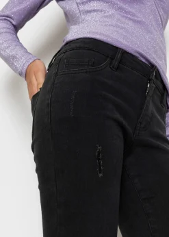 Jean skinny taille mi-haute, extensible