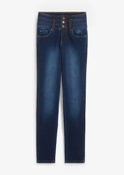 Jean slim taille haute, sculptant