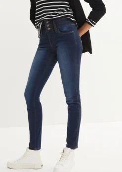 Jean slim taille haute, sculptant