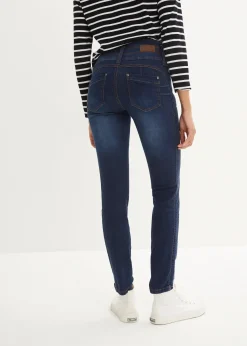 Jean slim taille haute, sculptant