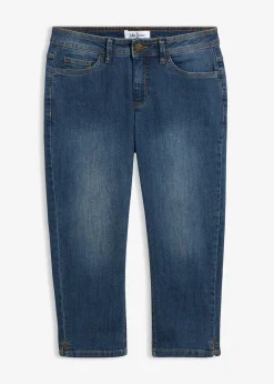 Jean slim taille mi-haute, raccourci