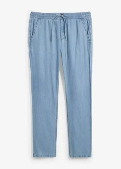 Jean taille extensible léger, Regular, Straight