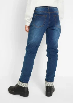 Jean thermo fille avec doublure en flanelle
