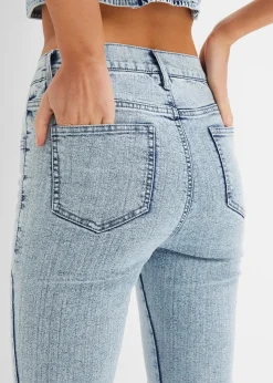 Jean évasé taille haute