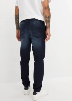 Jean-jogging regular à taille élastiquée, droit