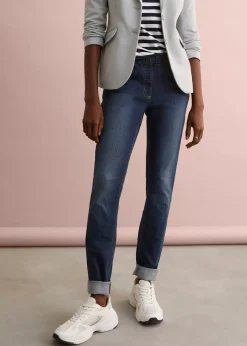 Jegging à taille mi-haute et élastiquée
