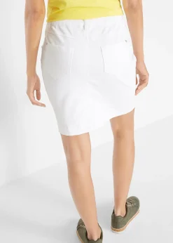Jupe en coton extensible