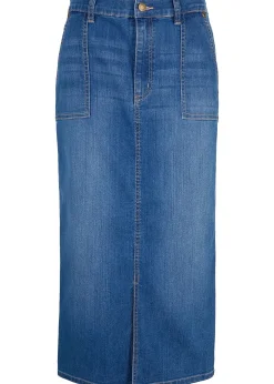 Jupe en jean avec fente