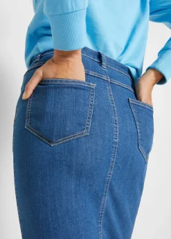 Jupe en jean avec fente