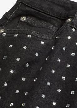 Jupe en jean avec strass