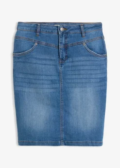 Jupe en jean extensible