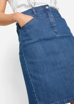 Jupe en jean extensible