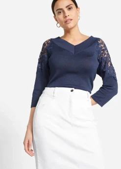 Jupe en jean extensible