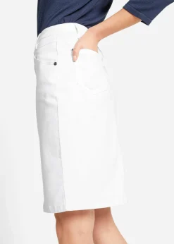 Jupe en jean extensible