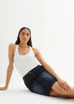 Jupe en jean extensible