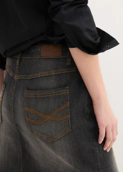 Jupe en jean extensible