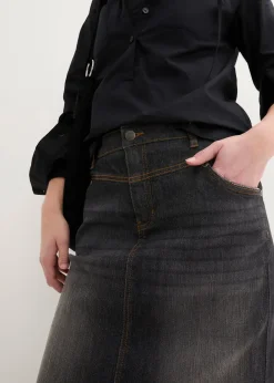 Jupe en jean extensible
