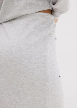 Jupe en sweat à rivets