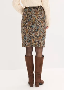 Jupe extensible en coton majoritaire