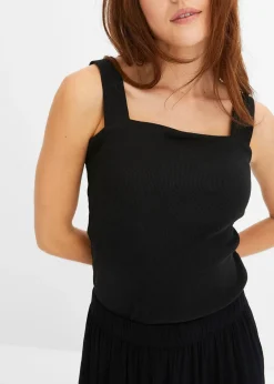 Jupe longue étagée en viscose texturée