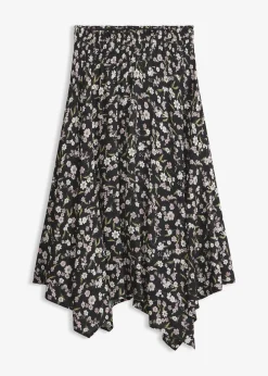 Jupe midi 100% viscose