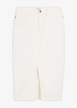 Jupe midi en jean