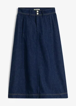 Jupe midi en jean