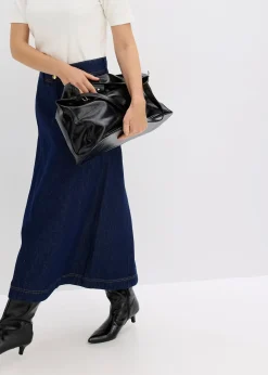 Jupe midi en jean