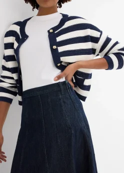 Jupe midi en jean