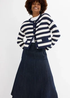 Jupe midi en jean