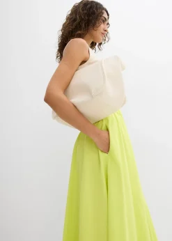 Jupe midi en lin majoritaire
