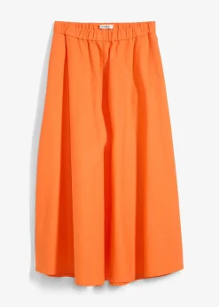 Jupe midi en lin majoritaire