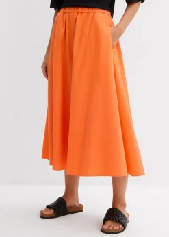 Jupe midi en lin majoritaire