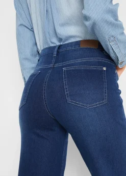 Jupe-culotte 7/8 en jean extensible ultra-doux