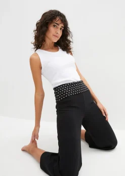 Jupe-culotte de sport à taille élastiquée